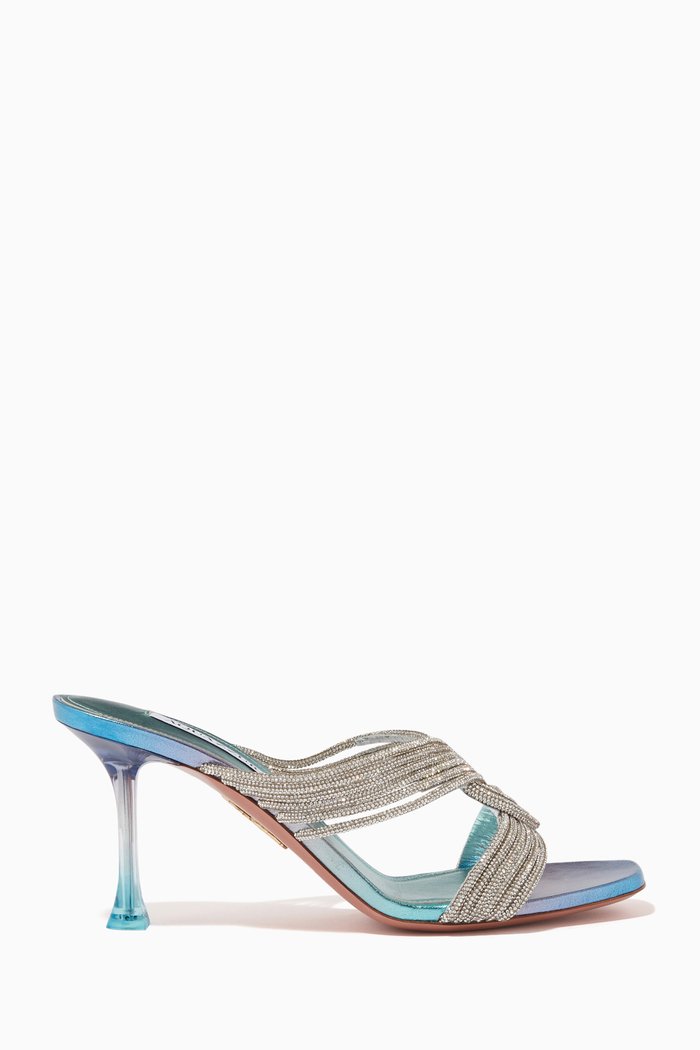 

Gatsby 75 Mules in Nappa, Blue