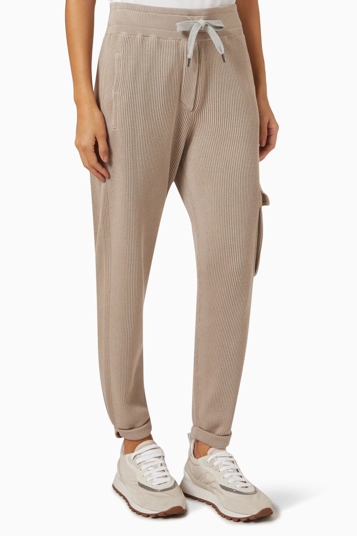 

Ribbed Sweatpants, Neutral