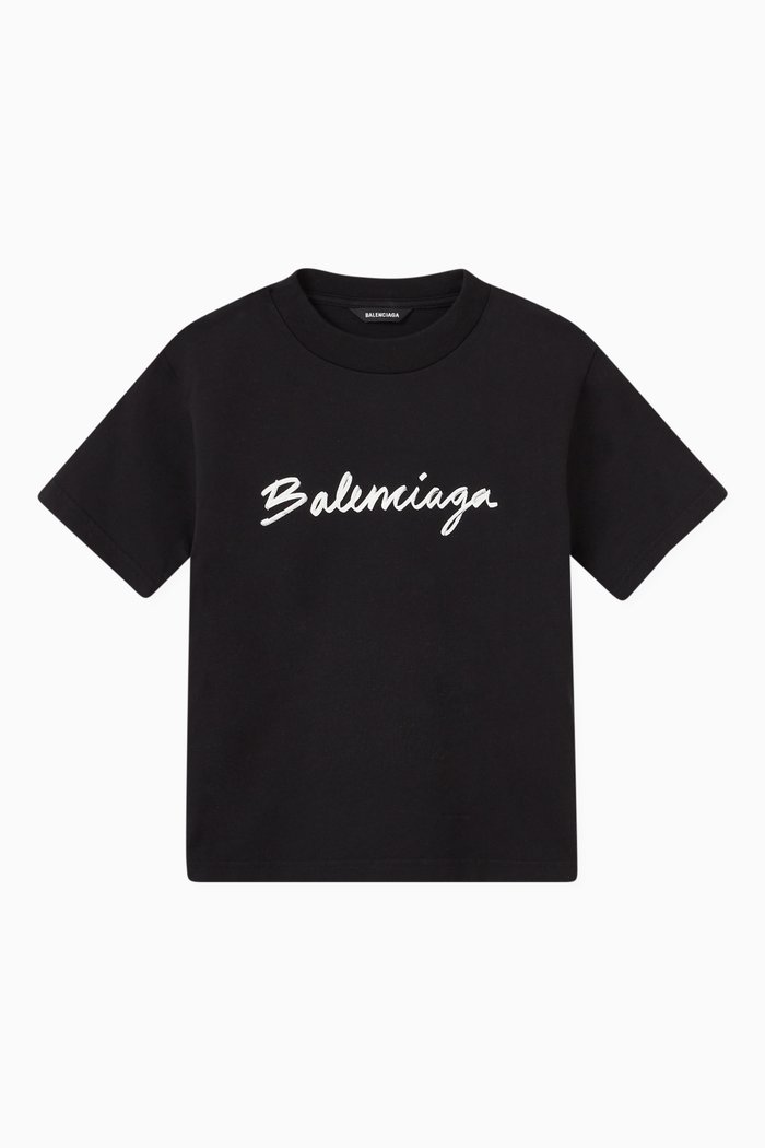 

Logo T-shirt in Cotton Jersey, Black