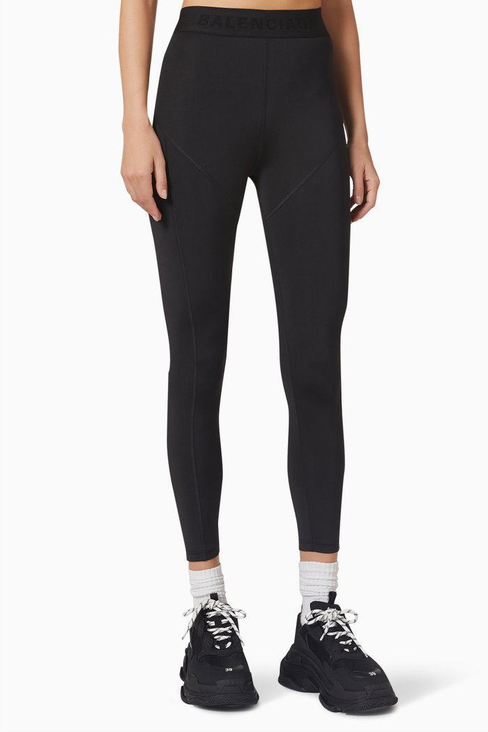 

3B Sports Icon Leggings in Spandex, Black