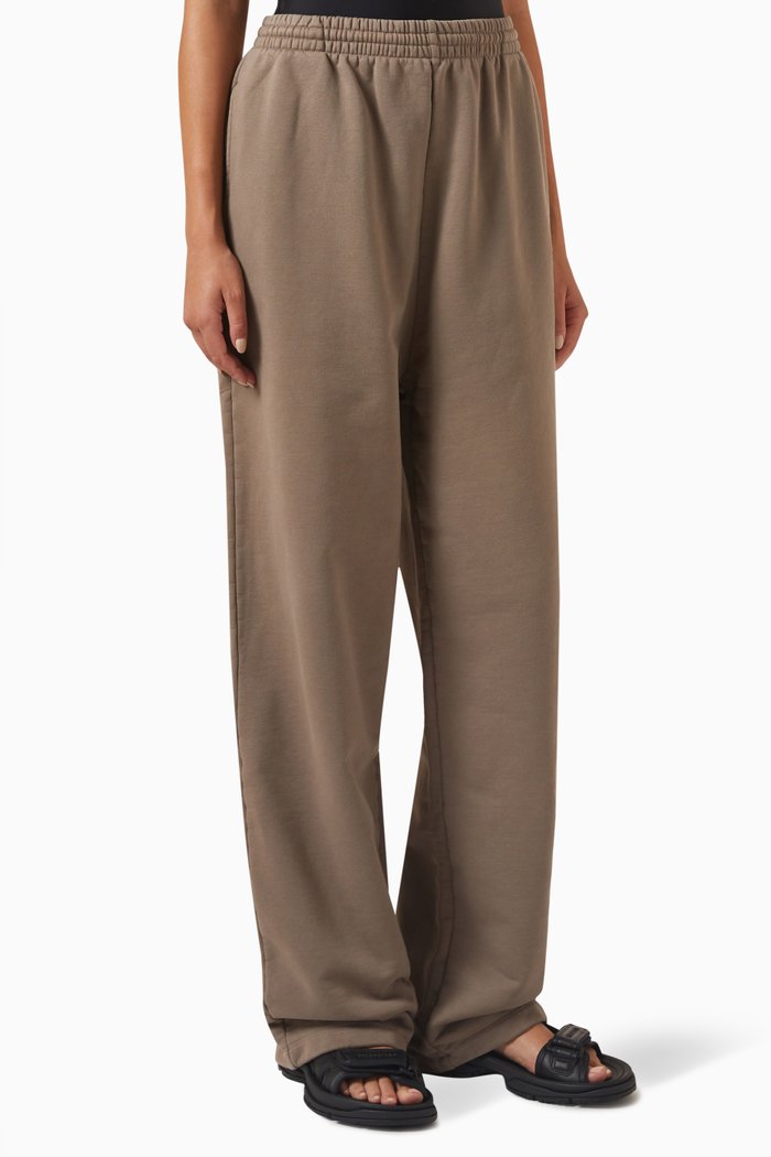 Jogging Pants in Fleece, Neutral