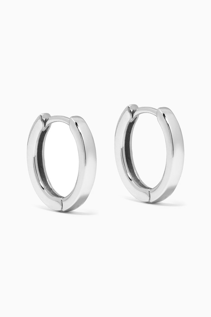 

Sara Hoops in Sterling Silver