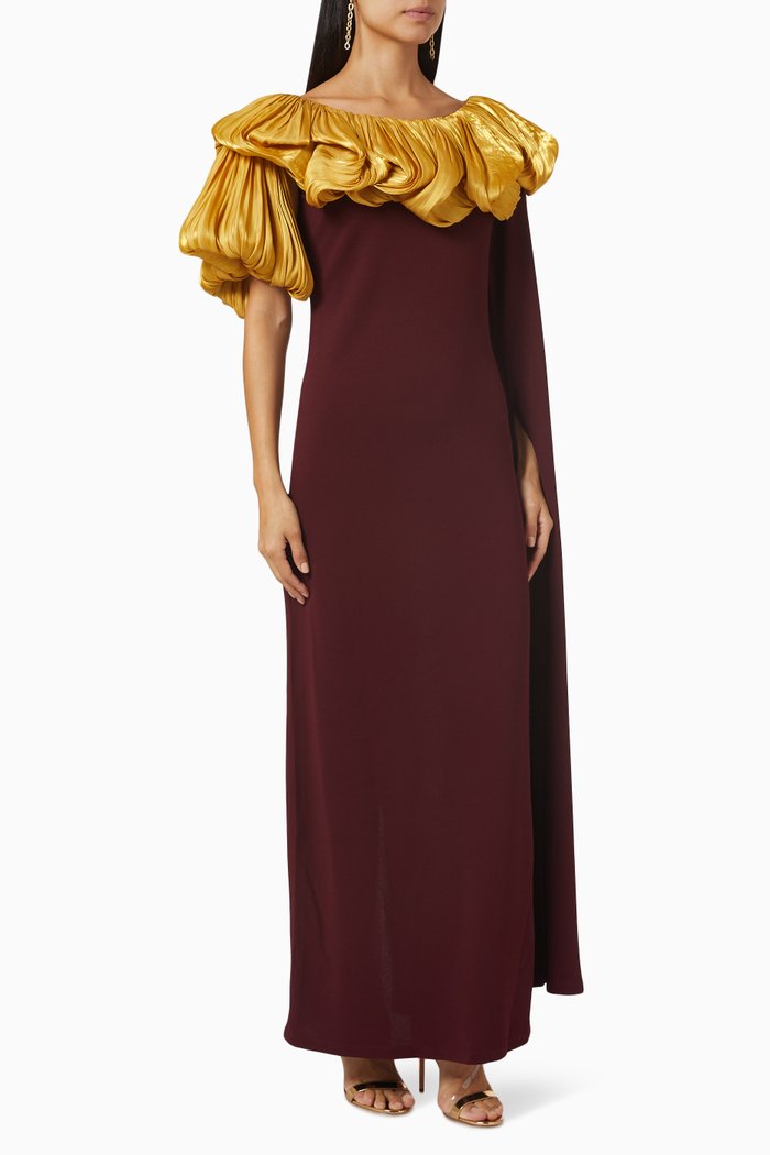 

Off-Shoulder Maxi Dress, Purple