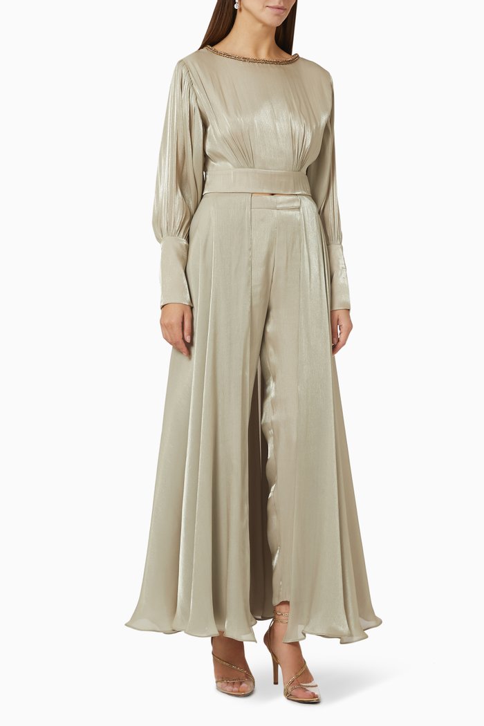 

Cape Jumpsuit, Gold