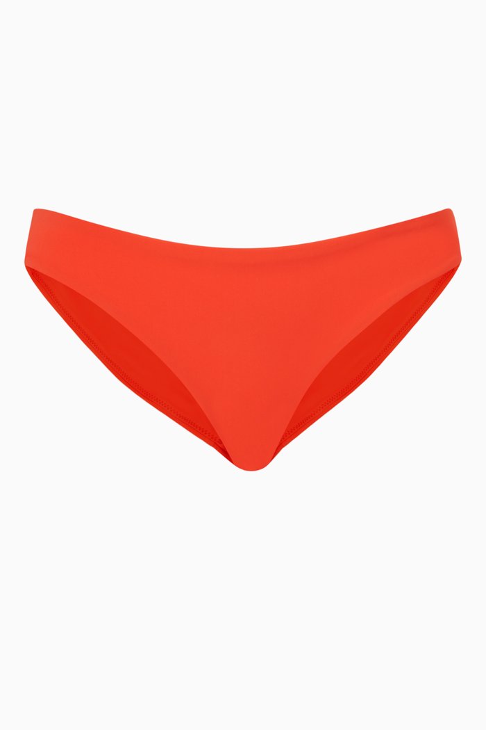 Low Rise Full Coverage Bikini Bottoms in LYCRA®, Orange