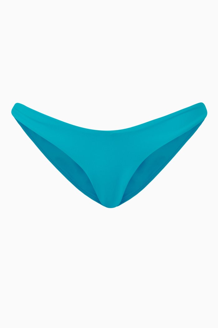 

High-waist French Bikini Briefs in LYCRA®, Blue