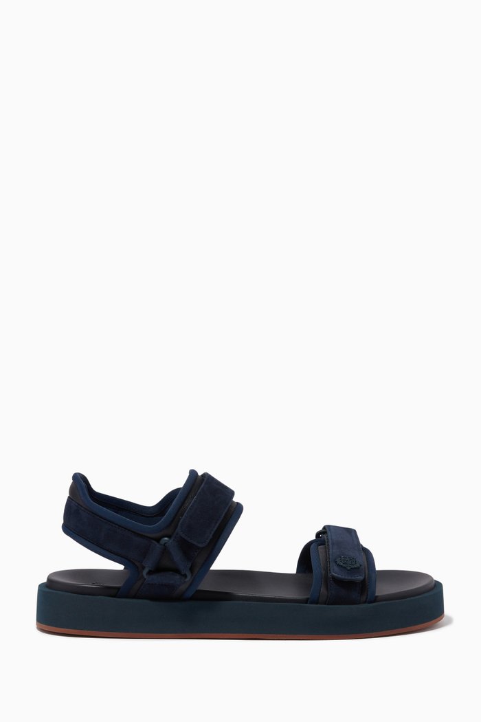 

Waikiki Sandals in Water-repellent Suede, Blue