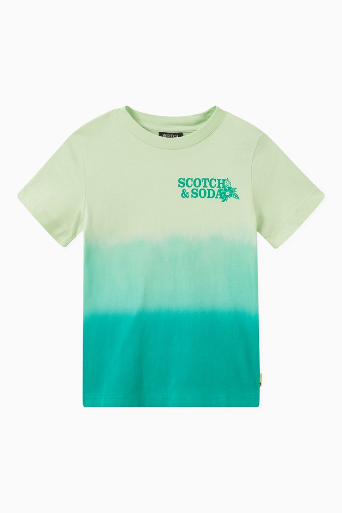 

Artwork Print T-shirt in Cotton, Green