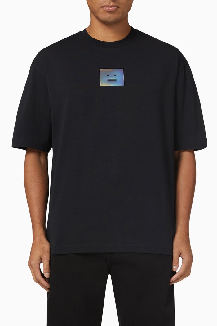 

T-shirt in Organic Cotton Jersey, Black