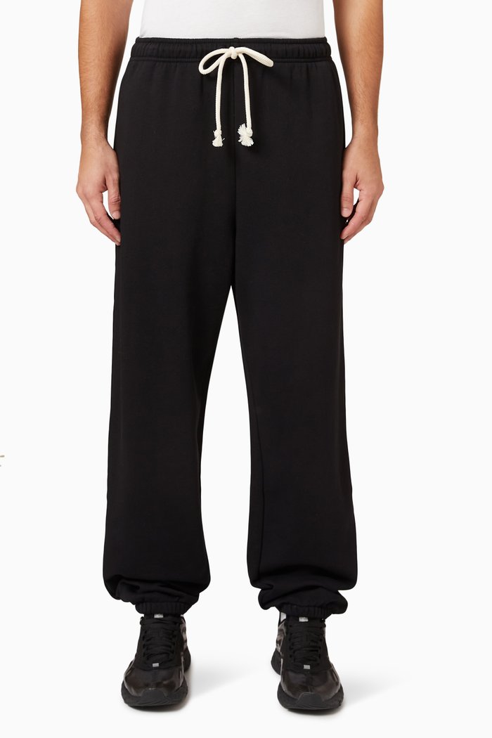 

Sweatpants in Fleece, Black