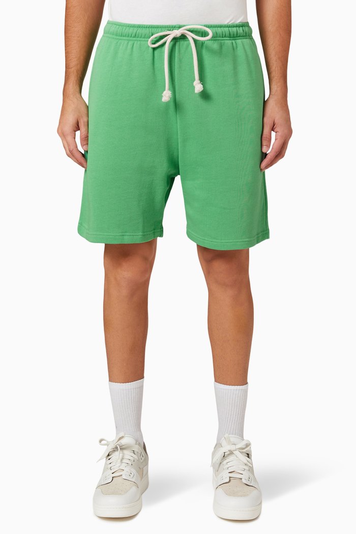 Shorts in Fleece, Green