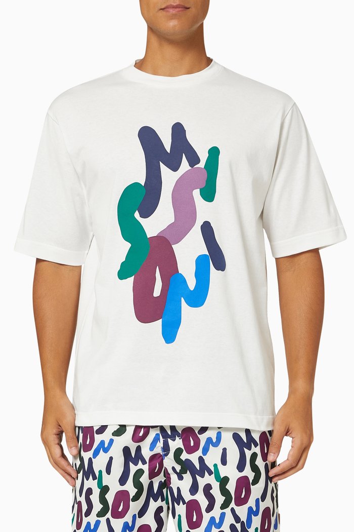 

Oversized T-shirt in Jersey, White