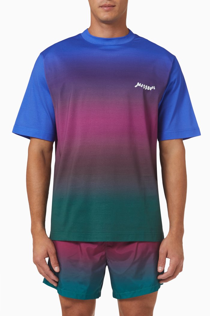 

Oversized T-shirt in Jersey, Multicolour