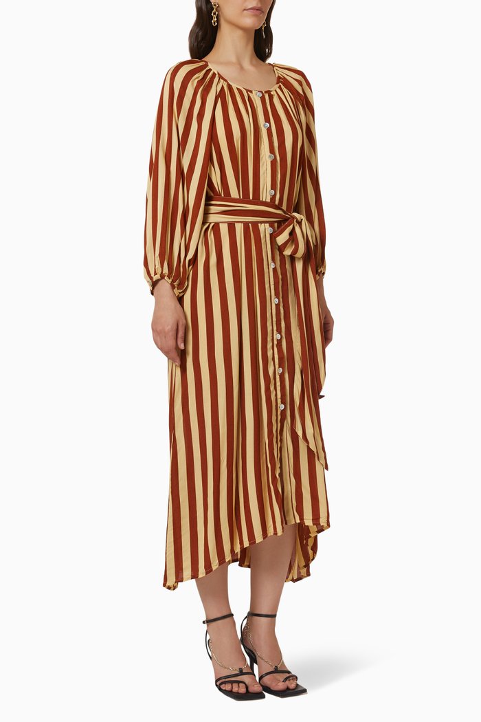 

Alex Midi Dress, Brown