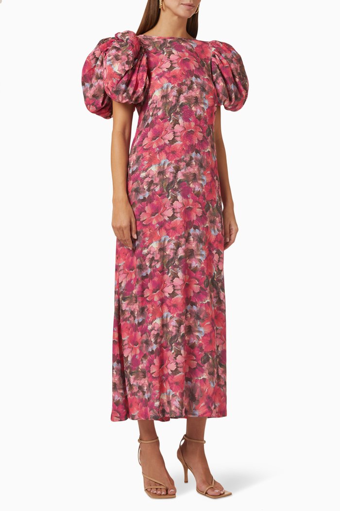 

Duddi Maxi Dress in Viscose, Pink
