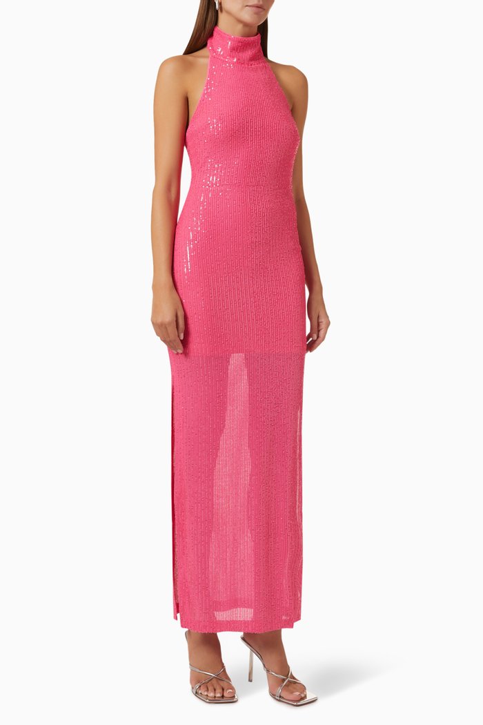 

Kasia Halter Neck Dress, Pink