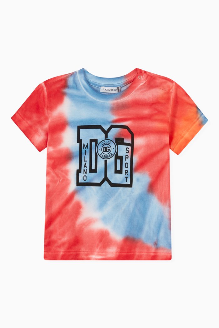 

DG Tie-dye T-shirt in Cotton, Multicolour