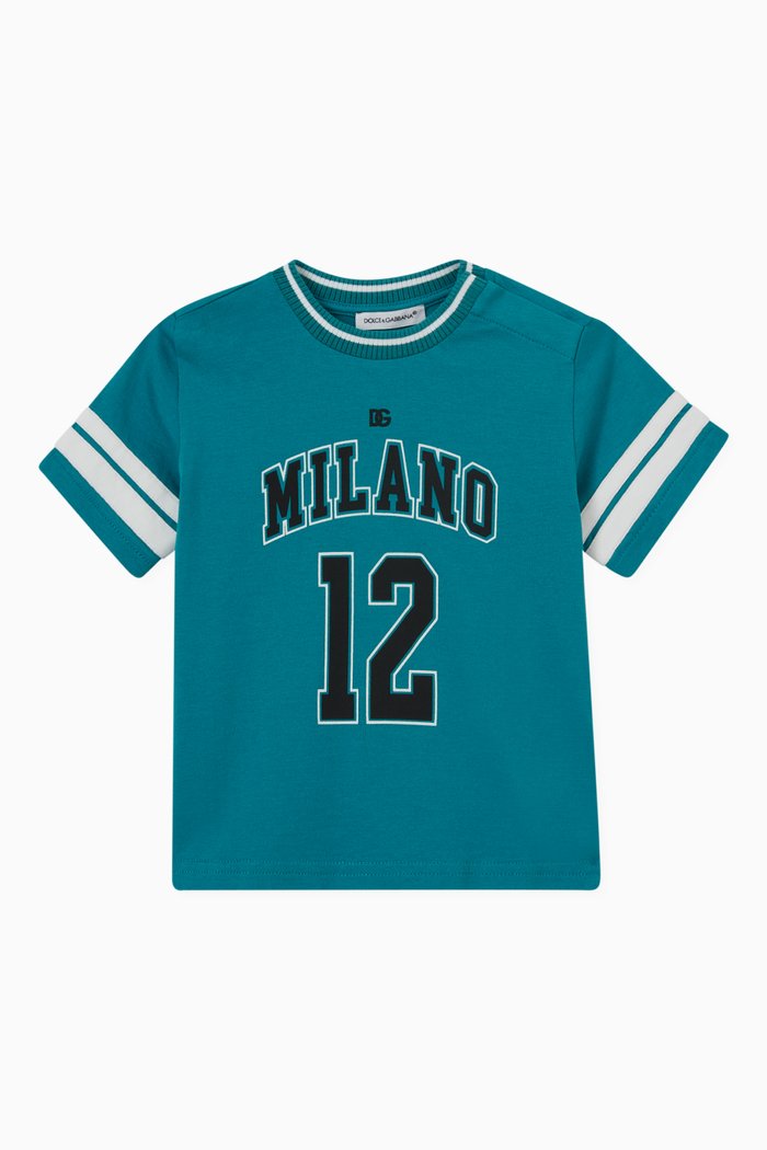 

Milano T-shirt in Cotton, Blue