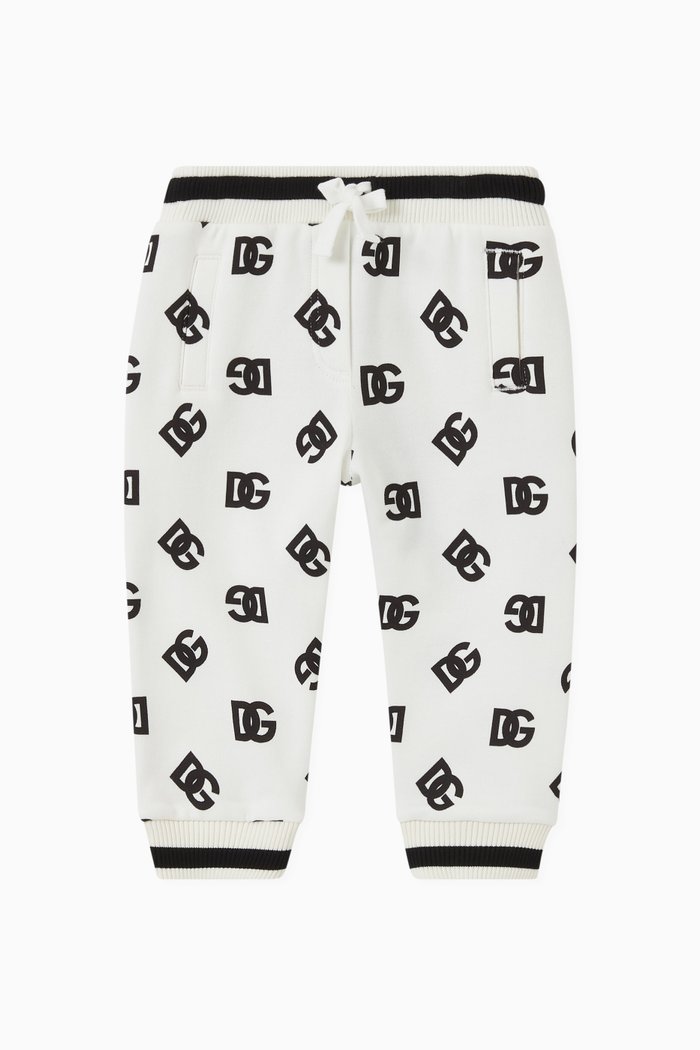 

Logo Trackpants in Cotton, White