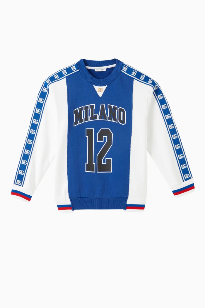 

Milano Sweatshirt in Cotton, Blue