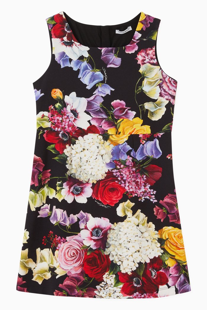 

Floral Dress in Cotton, Multicolour