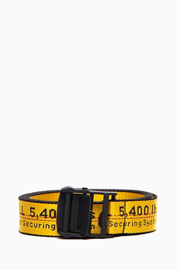 

Classic Industrial Belt in Technical Fabric, Yellow