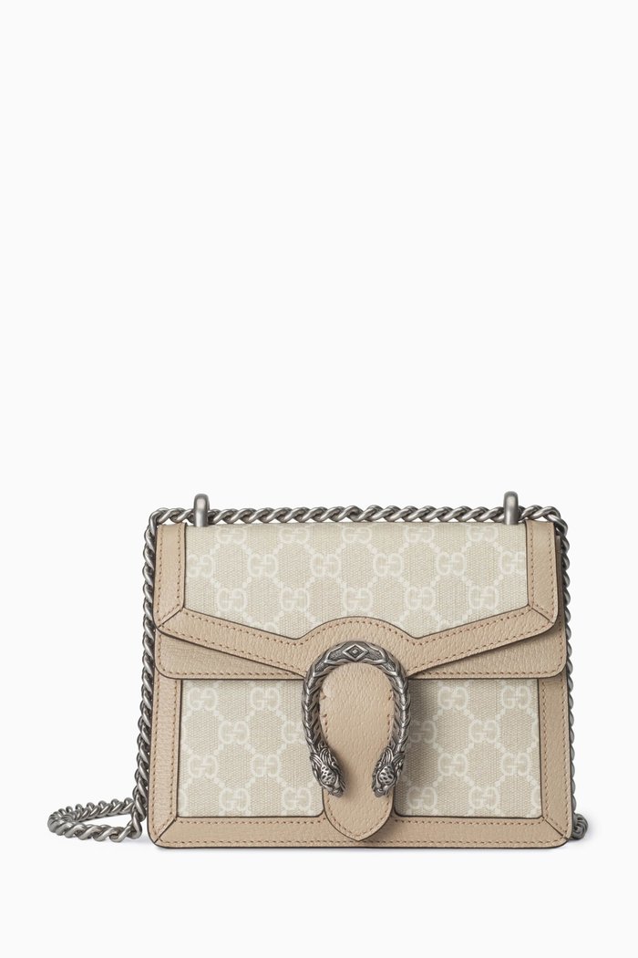 

Mini Dionysus Bag in GG Supreme Canvas, Neutral