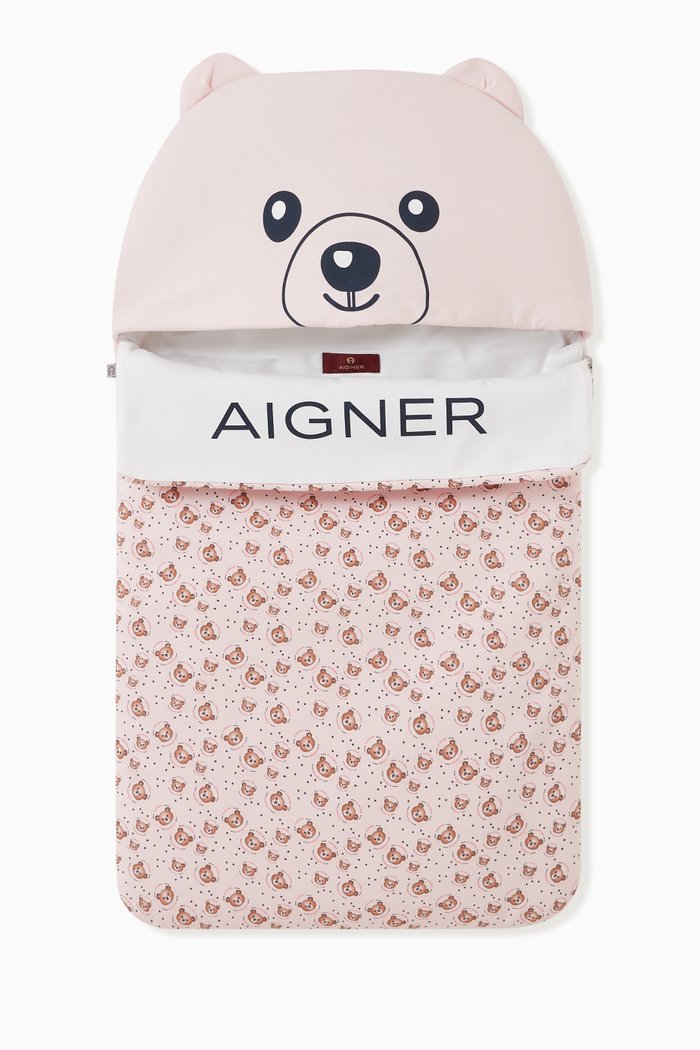 

Teddy Logo Baby Nest, Pink