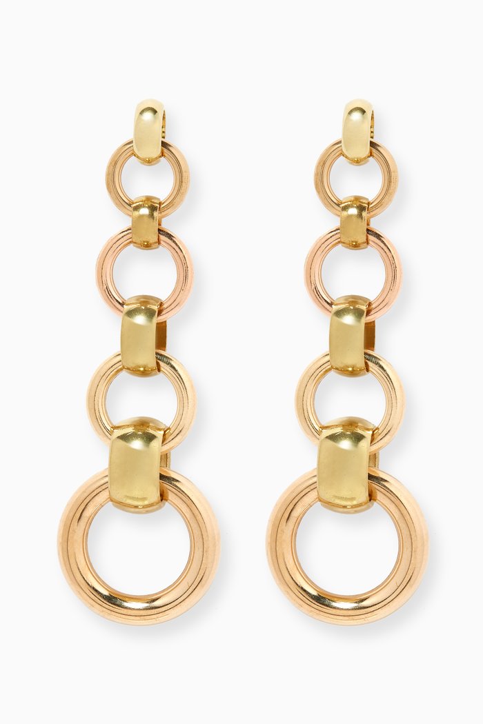 

Scala Oversized Earrings in 14kt Gold-plated Brass