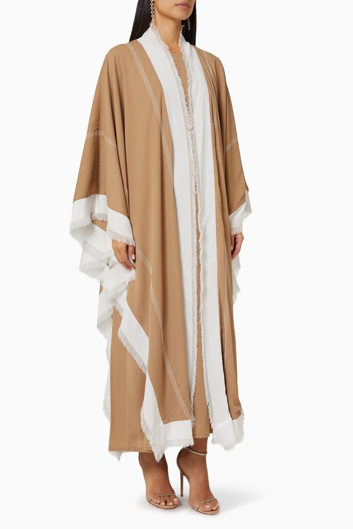 

Shawl Abaya Set, Neutral