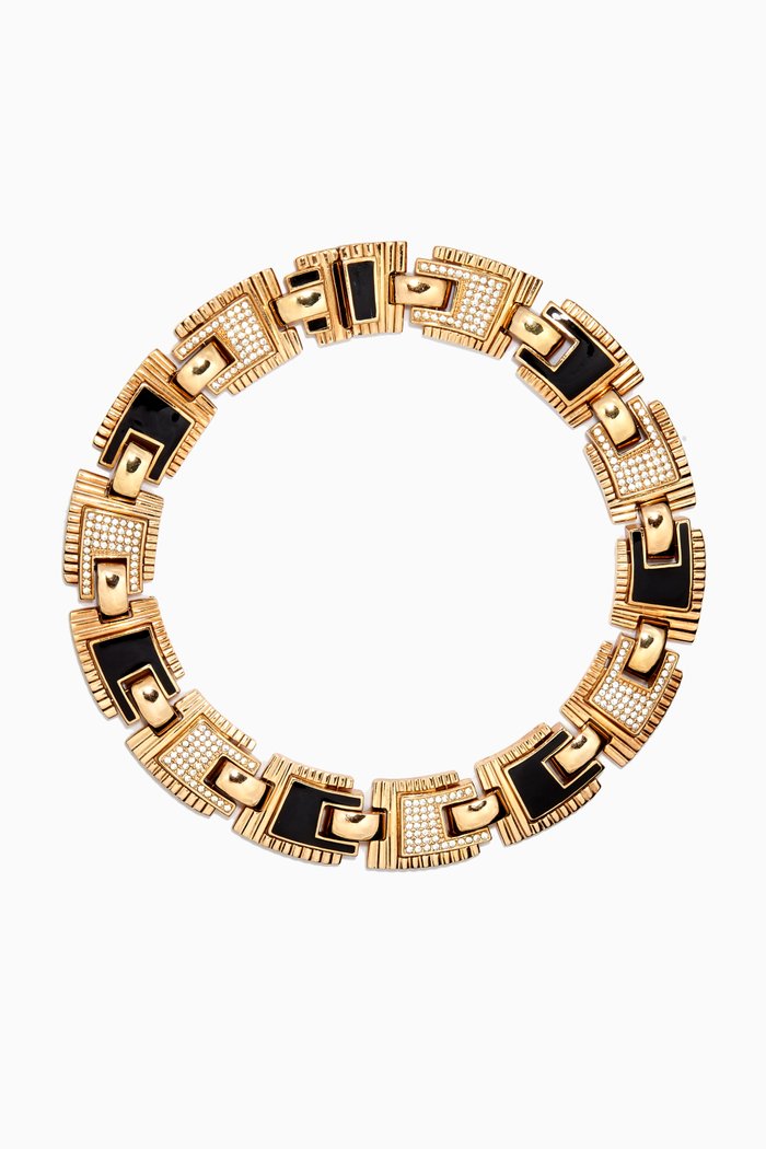 

1980s Vintage Christian Dior Necklace, Gold