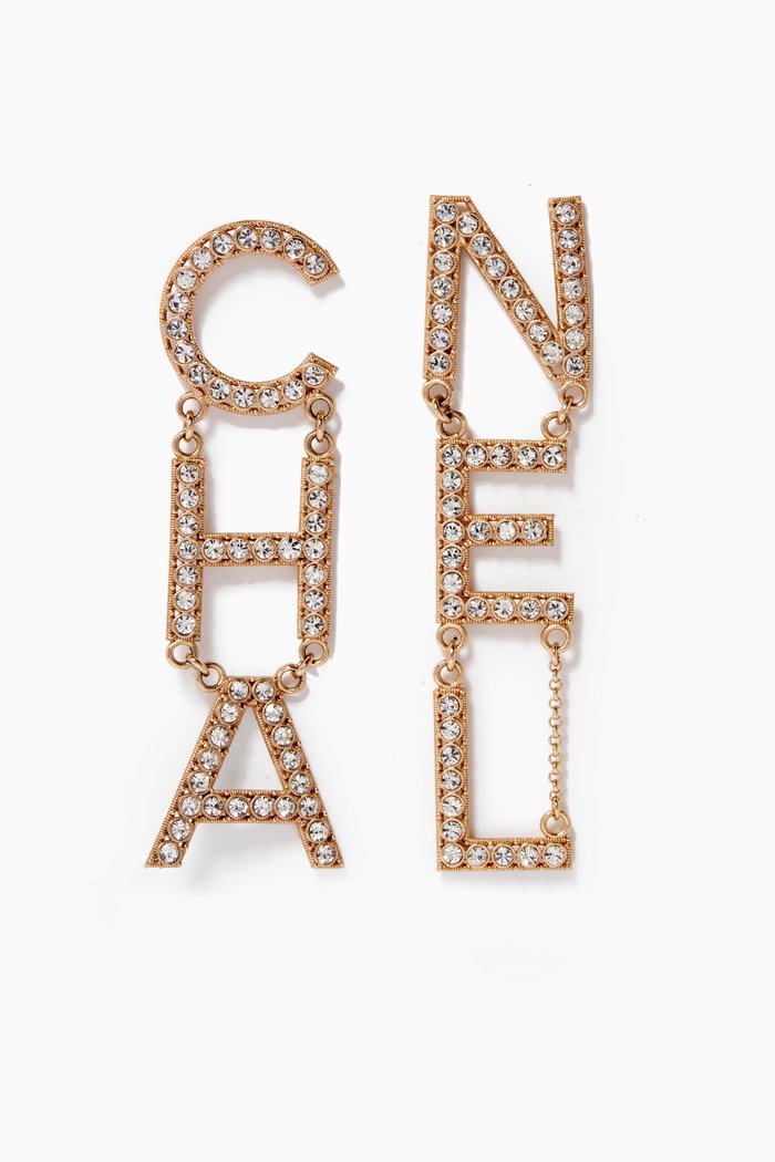 

2019 Vintage Chanel Earrings, Gold