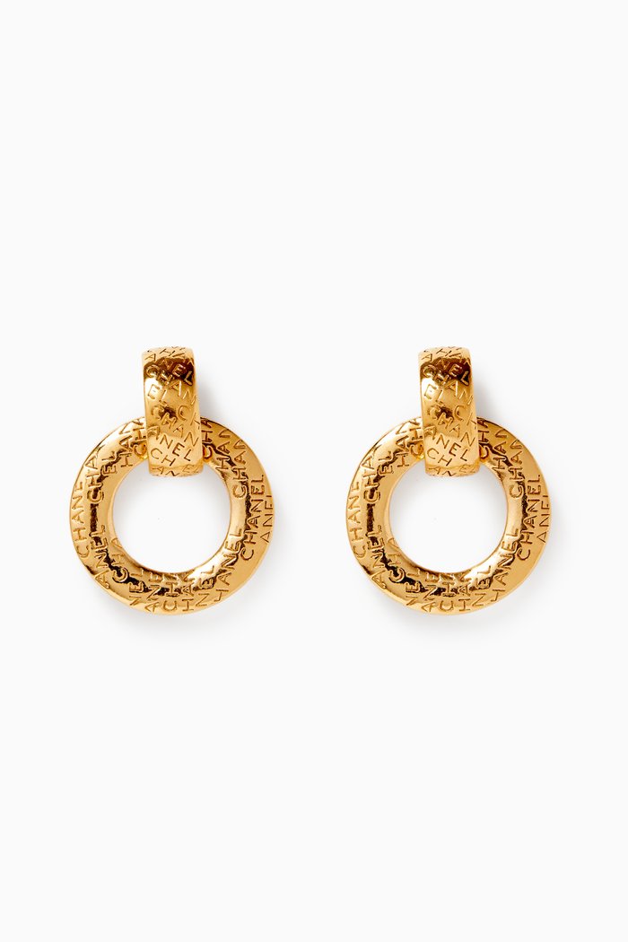 

1980s Vintage Chanel Clip Earrings, Gold