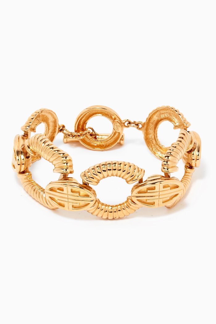 

1980s Vintage Givenchy Bracelet, Gold