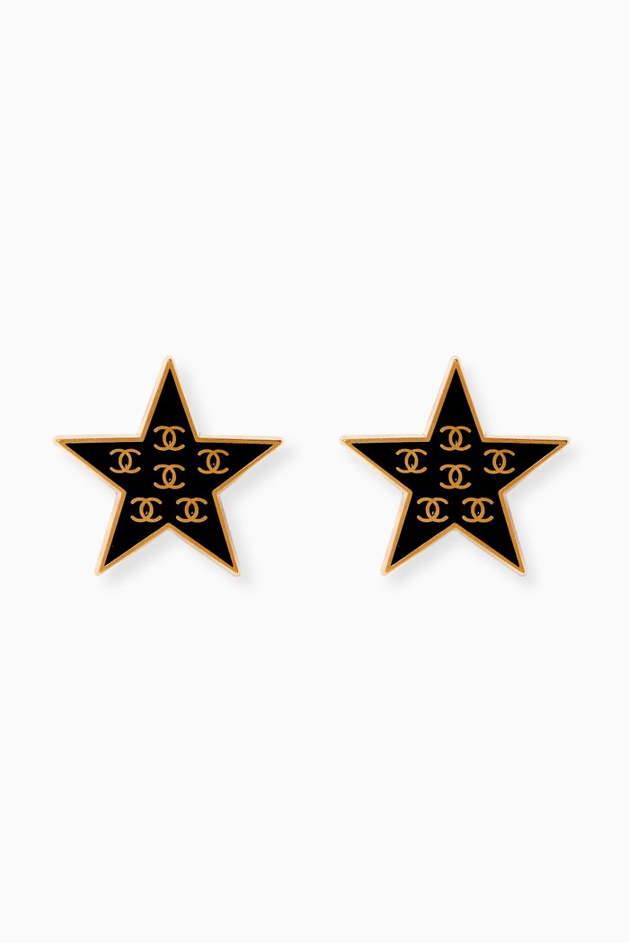 

2001 Vintage Chanel Clip Earrings, Gold