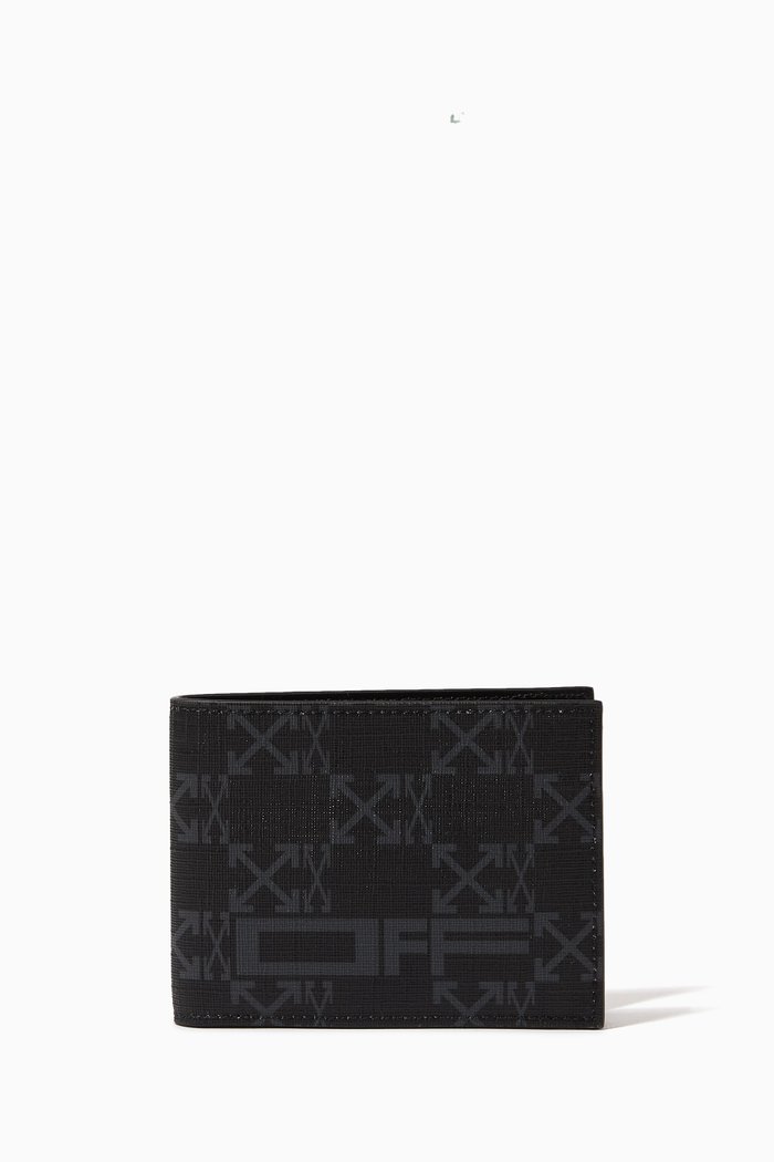 

Monogram Bi-fold Wallet in Canvas, Black