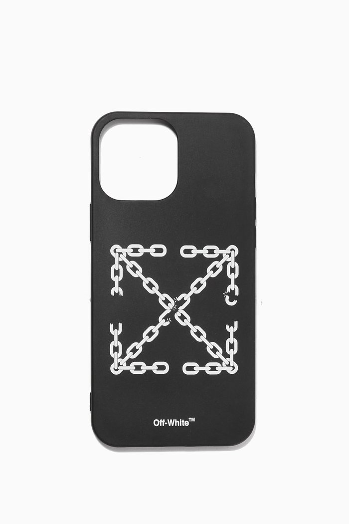 

Arrow Chain iPhone 13 Pro Max Case in TPU, Black