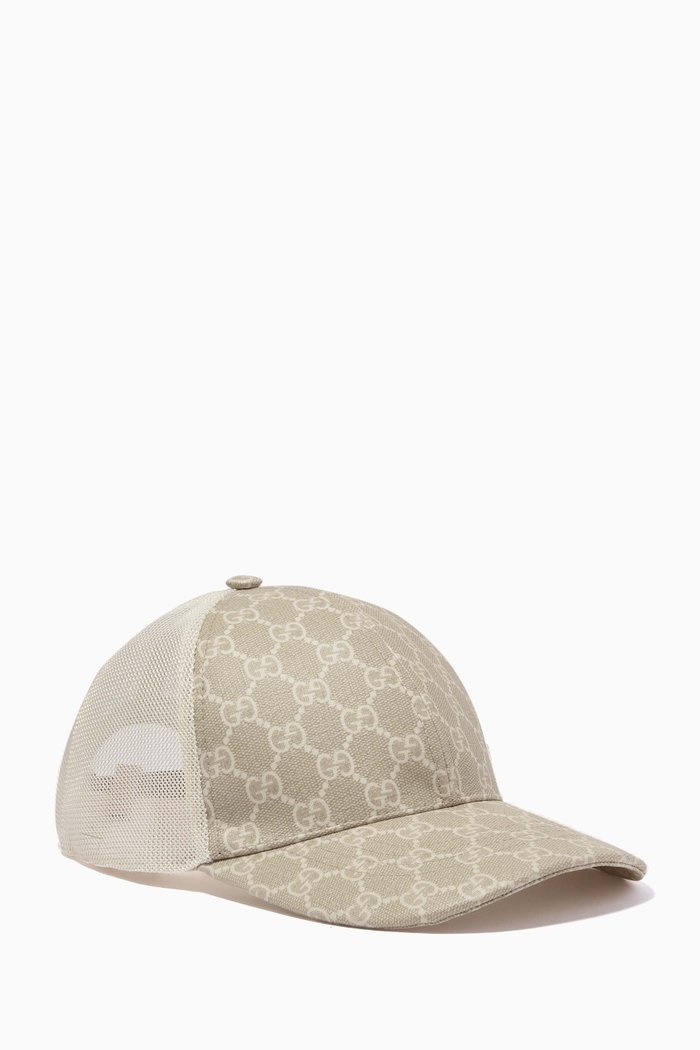 

GG Supreme Baseball Hat in GG Supreme canvas, Neutral