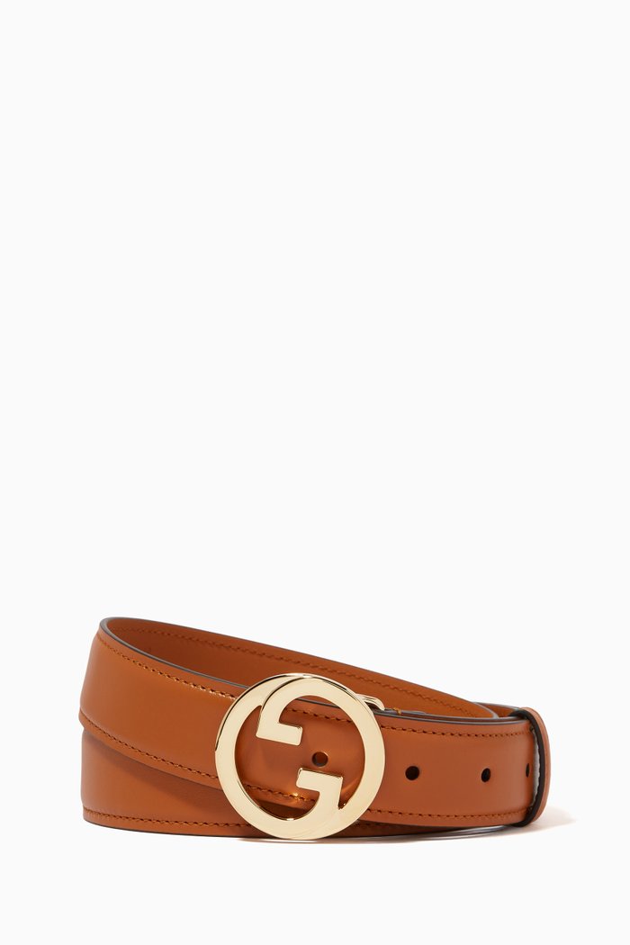 

Gucci Blondie Belt in Leather, Brown