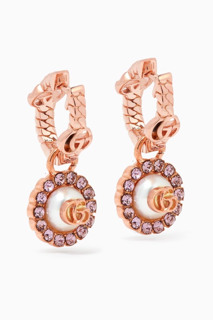 

Double G Huggie Earrings in Gold-toned Metal