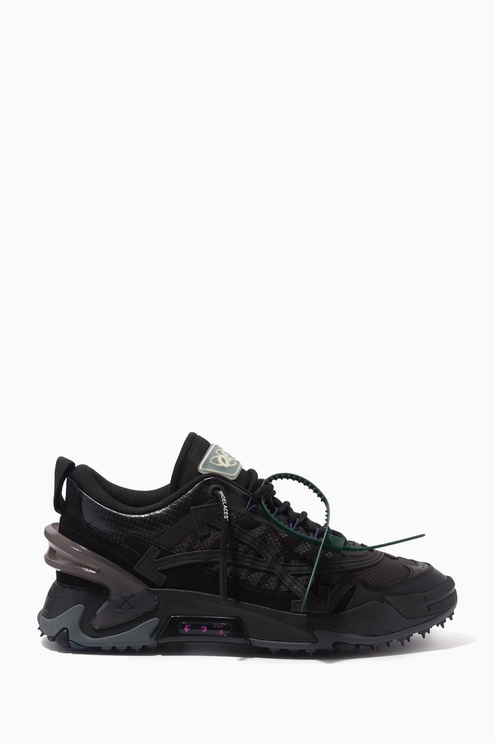 

Odsy 2000 Sneakers in Mixed Materials, Black