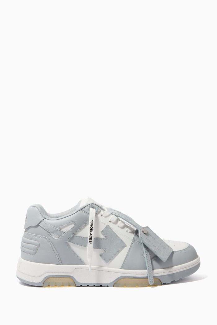

Out of Office Low-top Sneakers in Leather, Grey