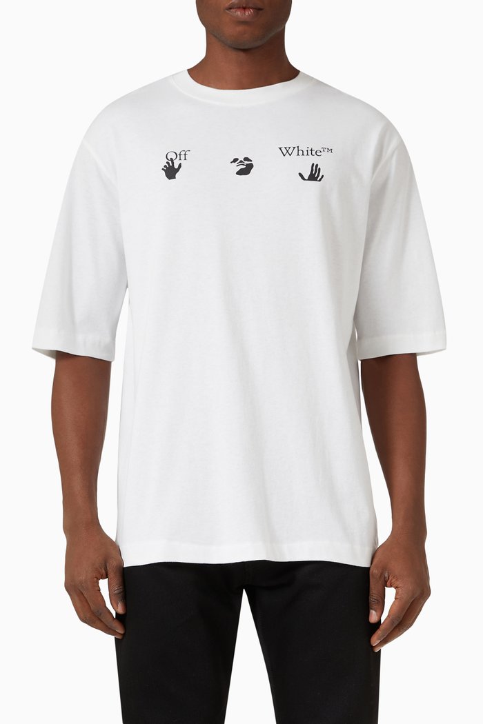 

Logo T-shirt in Cotton Jersey, White