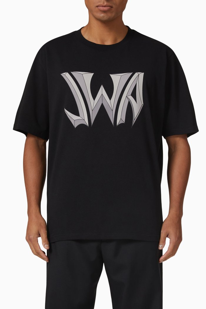 

Anchor Patch T-shirt in Cotton, Black