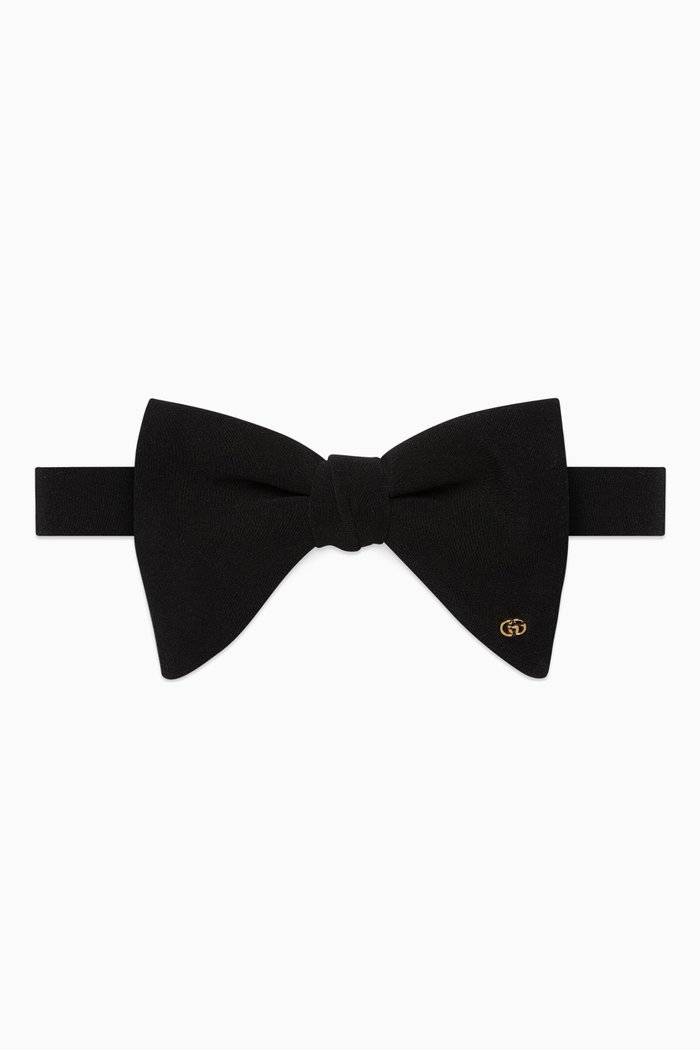 

Bow Tie in Silk Crepe, Black