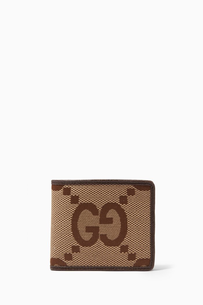 

Jumbo GG Wallet in Canvas, Brown