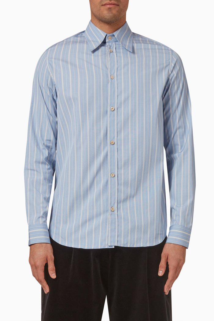 

Oxford Shirt in Cotton, Blue