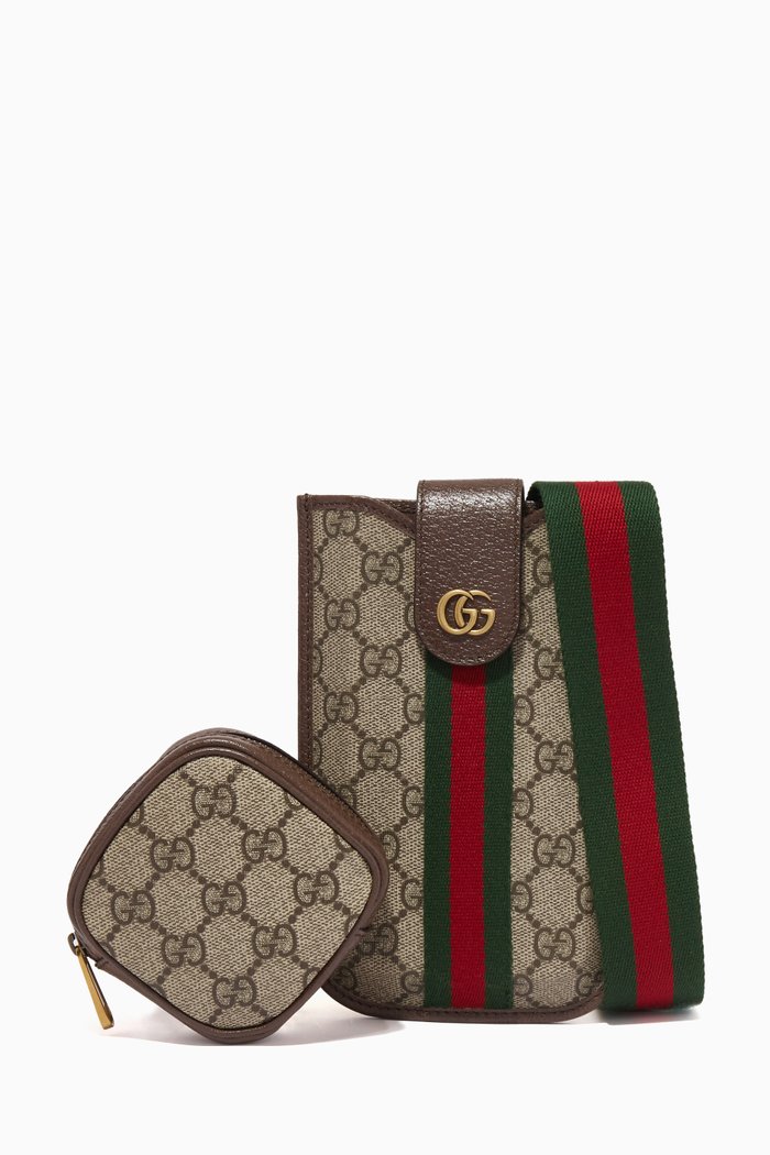 

Ophidia Multi-way Mini Bag in GG Supreme Canvas, Neutral