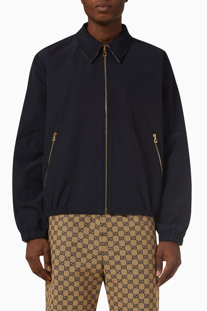 

Reversible Jacket in Nylon, Brown