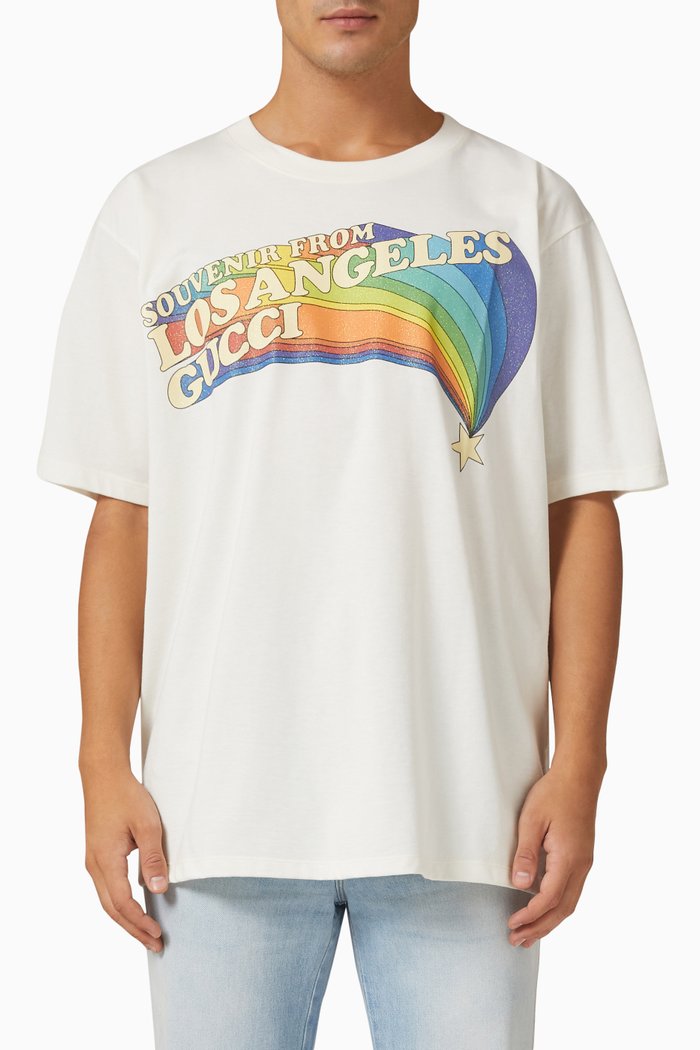 

Logo Print T-shirt in Cotton Jersey, Neutral